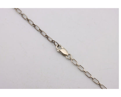 Navajo Necklace 925 Silver Natural Whole Slab Turquoise Signed Pictograph C.80's