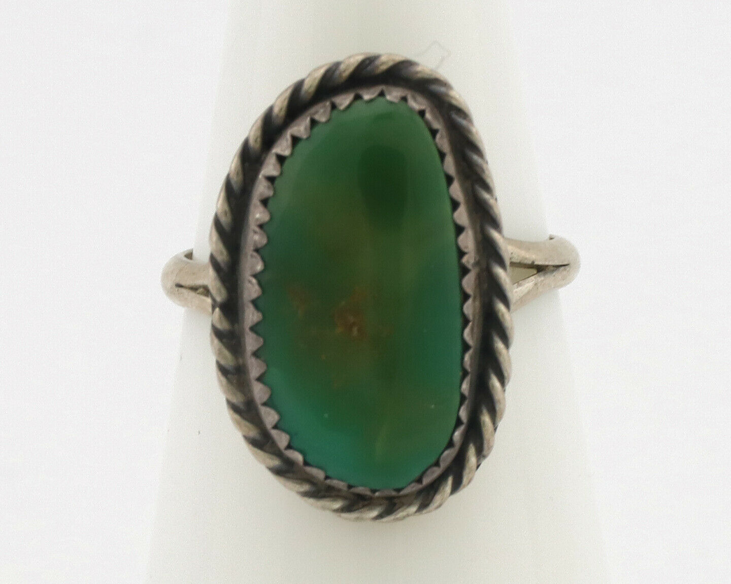 Navajo Ring .925 Silver Royston Turquoise Native Artist C.80's