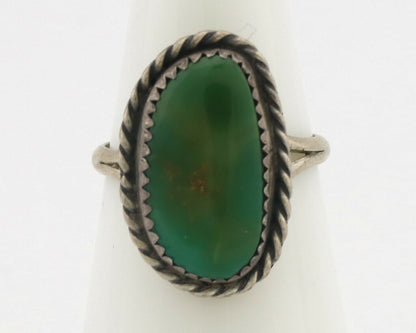 Navajo Ring .925 Silver Royston Turquoise Native Artist C.80's