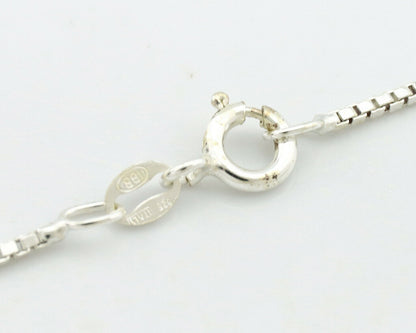 Navajo Necklace .925 Silver Natural Turquoise Signed Doug Zachary C.1980's