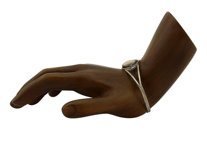 Women's Navajo Bracelet 925 Silver Natural Pink Mussel Native American C.80's