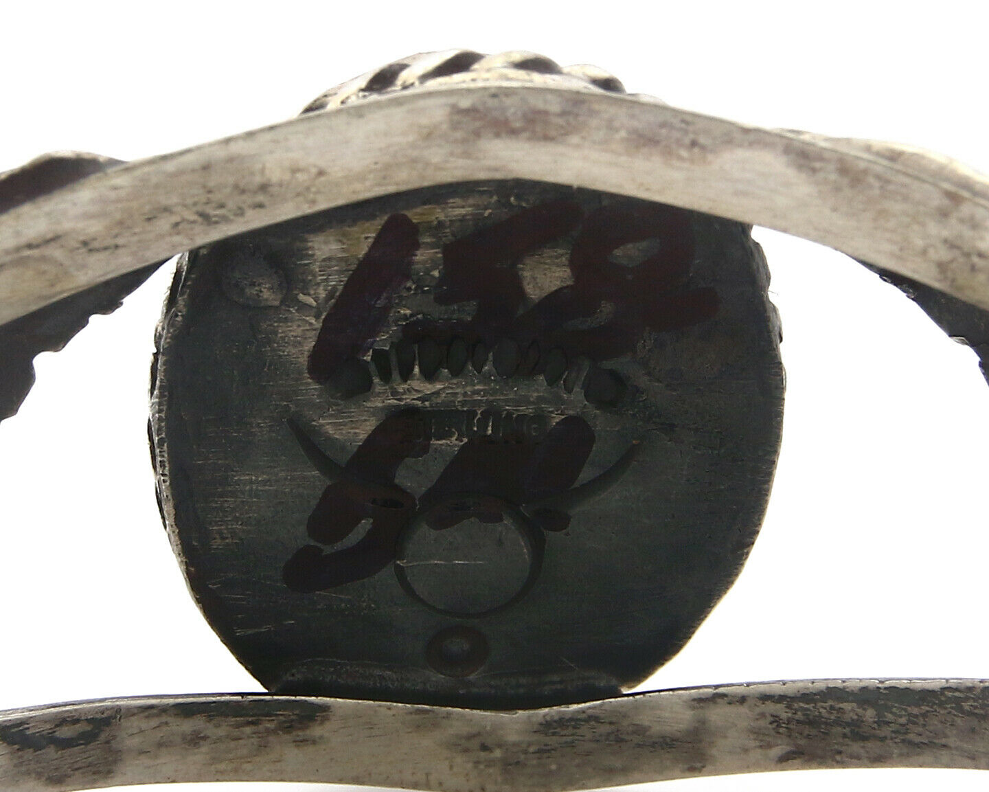 Navajo Bracelet .925 Silver SOLID Silver Tiger Eye Artist Native American C.75