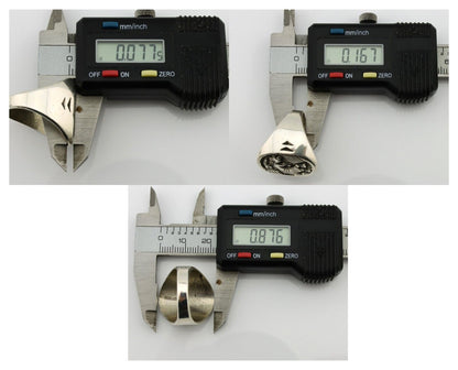 Navajo Kokopelli Ring .925 Silver Handmade Native American Artist C.1980's