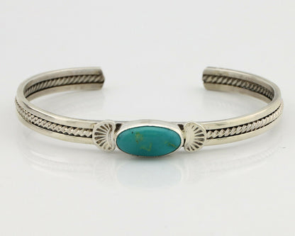Women's Navajo .925 Silver Blue Turquoise Artist Inca MFG Circa 1990's