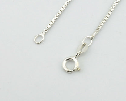 Navajo Handmade Inlaid Gemstone Pendant .925 Silver Signed SN C.80's