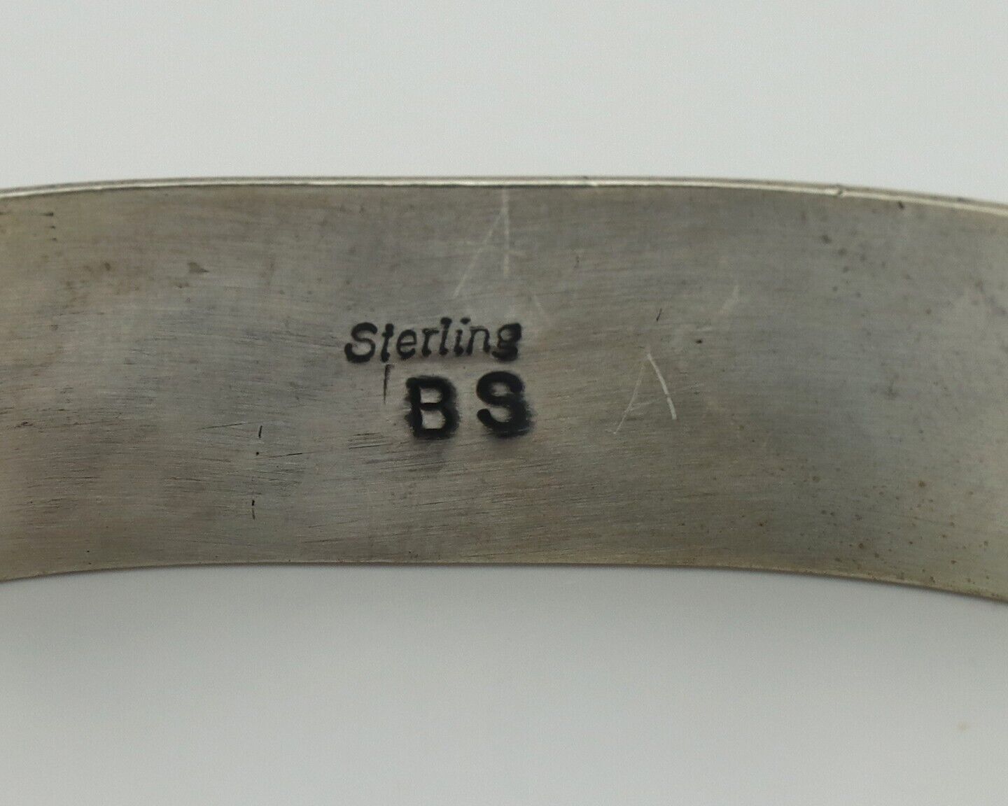 Women's Navajo Bracelet 925 Silver Natural Pink Mussel Native American Signed BB