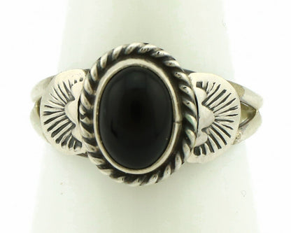 Navajo Handmade Ring 925 Silver Blue Turquoise & Coral Native American C.80's