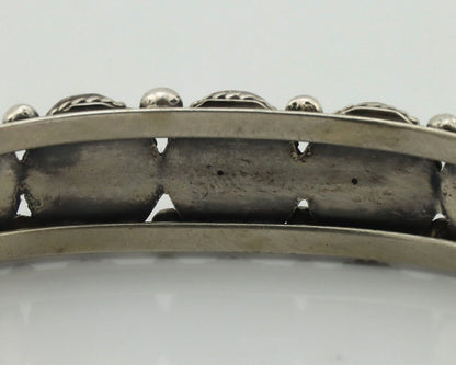 Women's Navajo Bracelet 925 Silver Natural Pink Mussel Native American C.80's