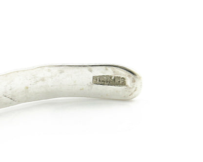 Navajo Bracelet .925 Silver Hand Stamped Arrow Head Artist Begay & Montoya C80s