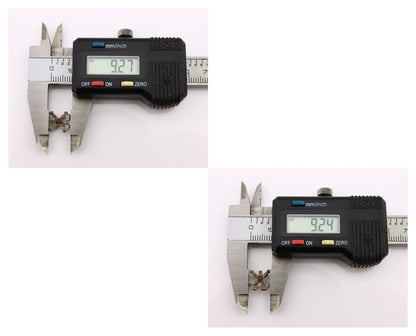 Zuni Earrings 925 Silver Sleeping Beauty Butterfly Turquoise Native Artist C80s