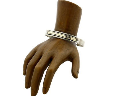 Navajo Bracelet .925 Silver & 14k Solid Gold MM Rogers and TAS Cuff C.80's