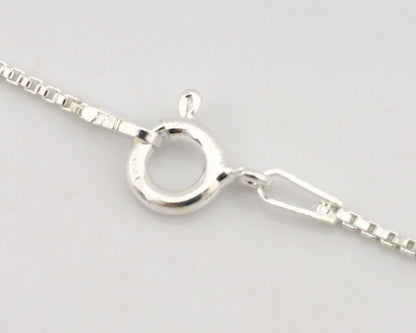 Navajo Necklace .925 Silver Kingman Turquoise Signed Gecko C.1980's