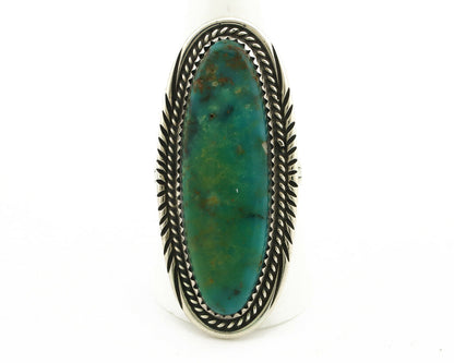 Navajo Ring .925 Silver Turquoise Mountain Artist William Denetdale C.80's