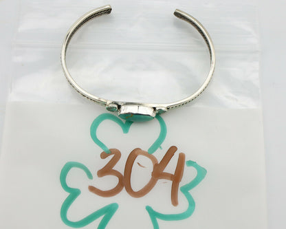 Women's Navajo .925 Silver Kingman Turquoise Artist Inca MFG Circa 1990's