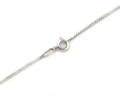 Women's Zuni Pendant .925 Silver Gemstone Handmade Signed Chaloo Necklace