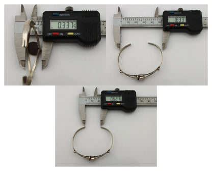 Women's Navajo Bracelet 925 Silver Natural Pink Mussel Native American C.80's