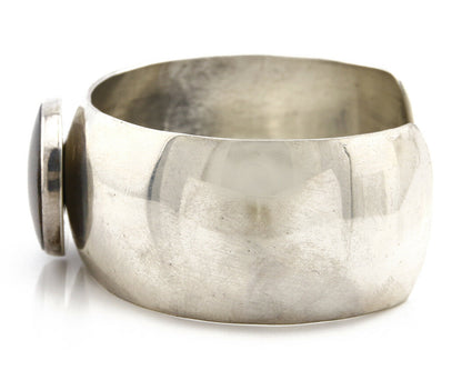 Santa Domingo Bracelet .925 Silver Picture Jasper Handmade Artist Signed C.80's