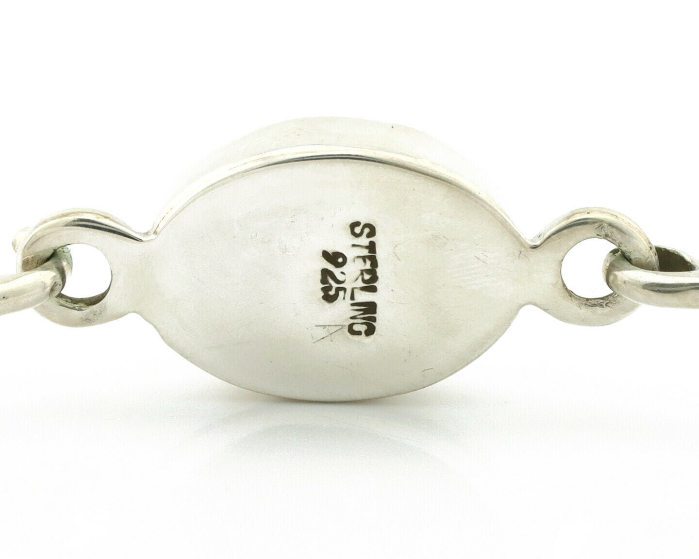 Navajo Bracelet .925 Silver Blue Arizona Turquoise Native American Artist C.90's