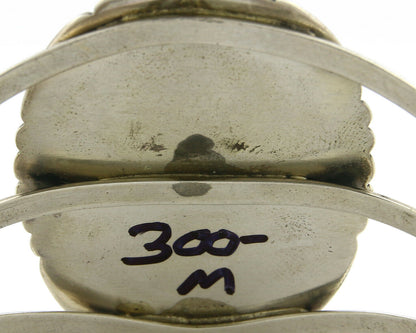 Navajo Bracelet .925 Silver Turquoise Mtn Artist Native American C.80's