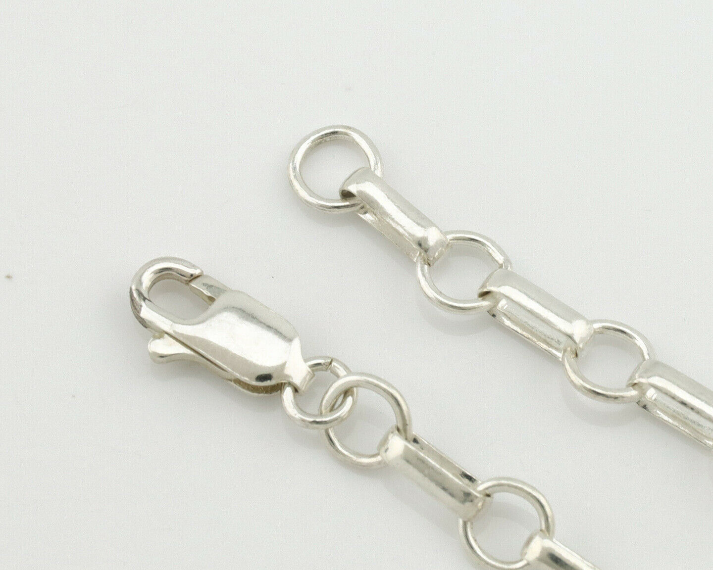 Navajo Necklace .925 Silver Tiger Eye Sapphire Native American Artist C.80's