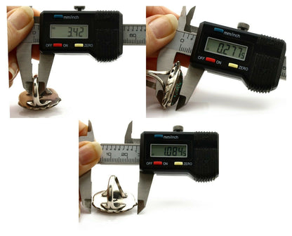 Navajo Ring .925 Silver Arizona Turquoise Signed Apache Manufacturing C80s