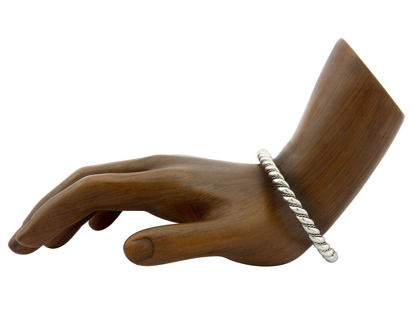 Navajo Bracelet .925 SOLID Silver Handmade Artist Tahe Circa Late 1980's