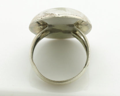 Navajo Ring .925 Silver Turquoise Native American Artist C.1980's