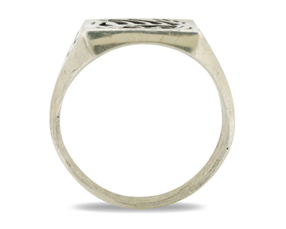 Navajo Bagger Paw Ring .925 Silver Handmade Native American Artist C.1980's