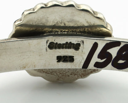 Navajo Bracelet .925 Silver Sleeping Beauty Turquoise Native American C.90's