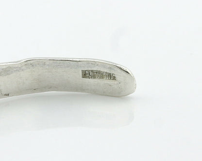 Navajo Bracelet .925 Silver Hand Stamped Arrow Head Artist I Montoya C.80's