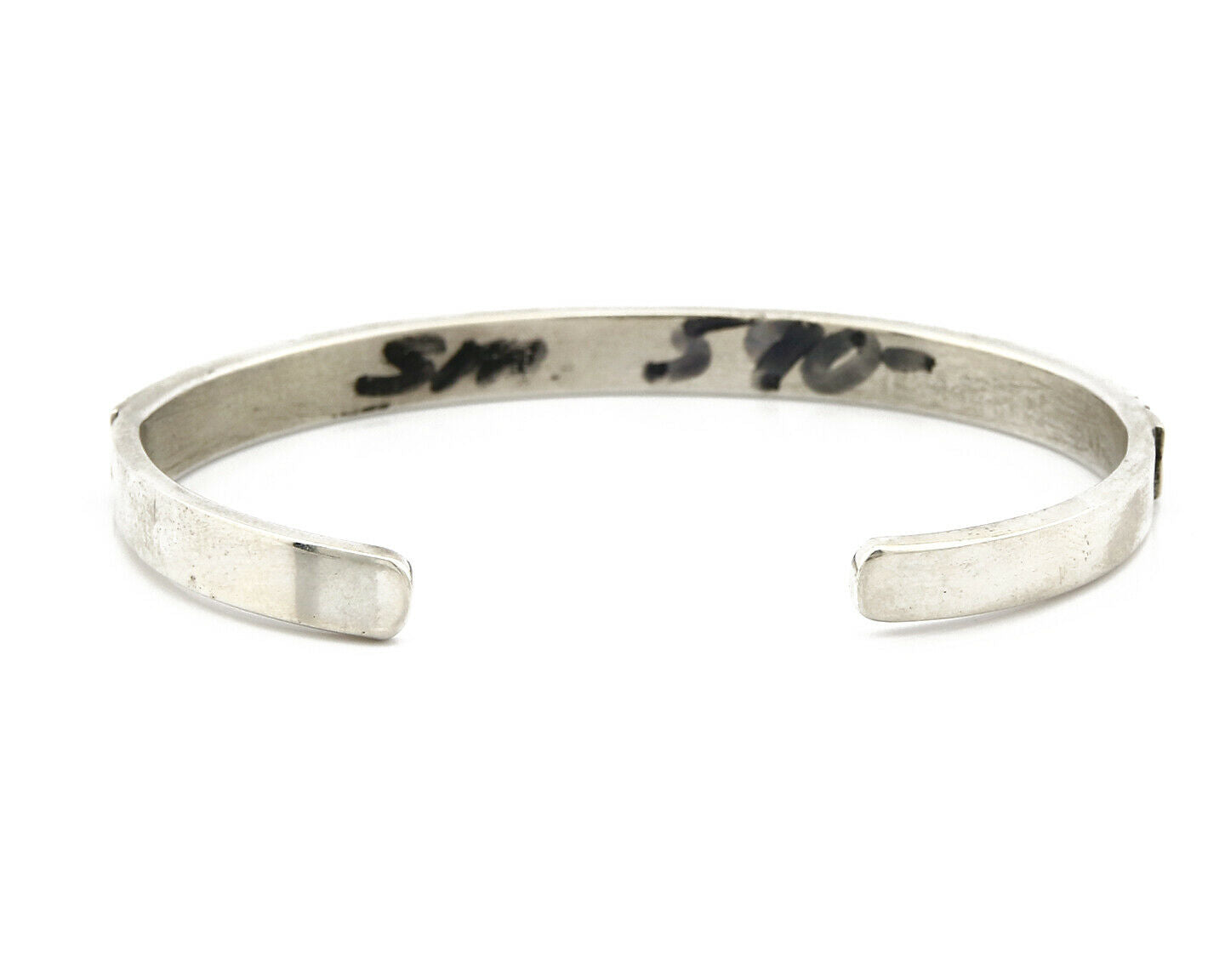 Navajo Bracelet .925 Silver & 14k Solid Gold MM Rogers and AS Cuff C.80's