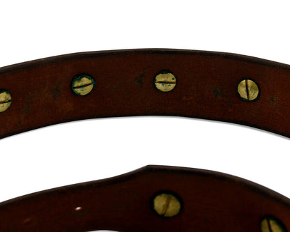 Navajo Concho Belt .925 Silver Signed Sacajawea C.80's