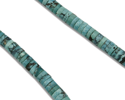 Women's Navajo Necklace .925 Silver Blue Arizona Turquoise & Natural Corals