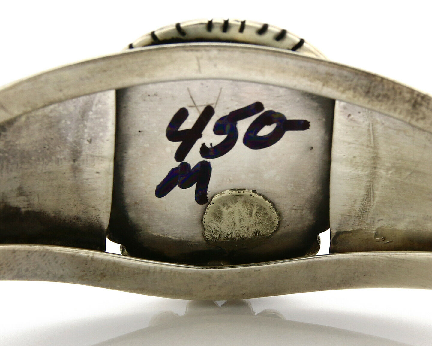 Navajo Bracelet .925 Silver Royston Turquoise Artist Native C.80's