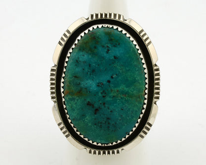 Navajo Ring 925 Silver Natural Southwest Turquoise Signed William Denetdale C80s