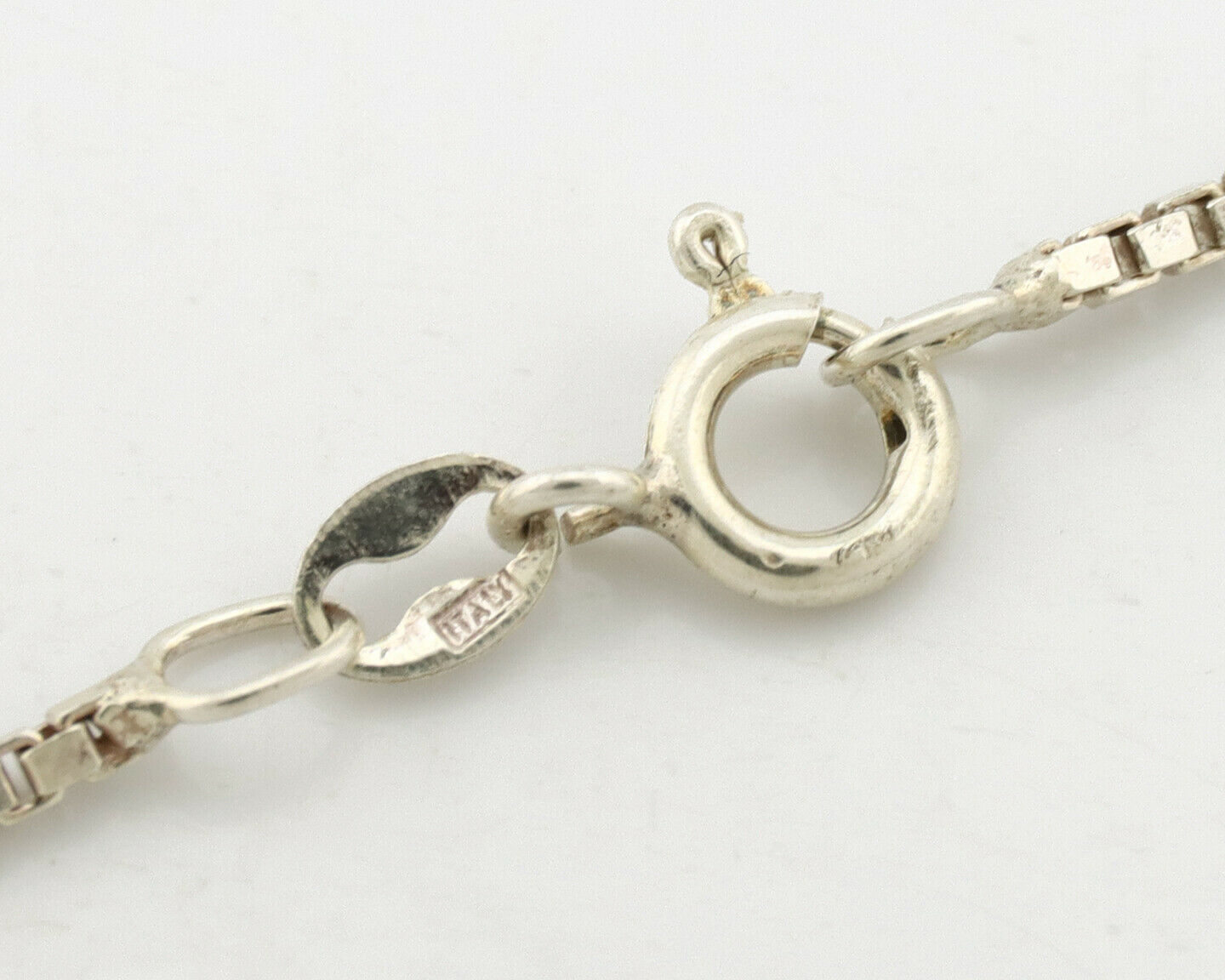 Navajo Handmade Pendant Necklace .925 Silver Artist Signed Sunrise C.80's