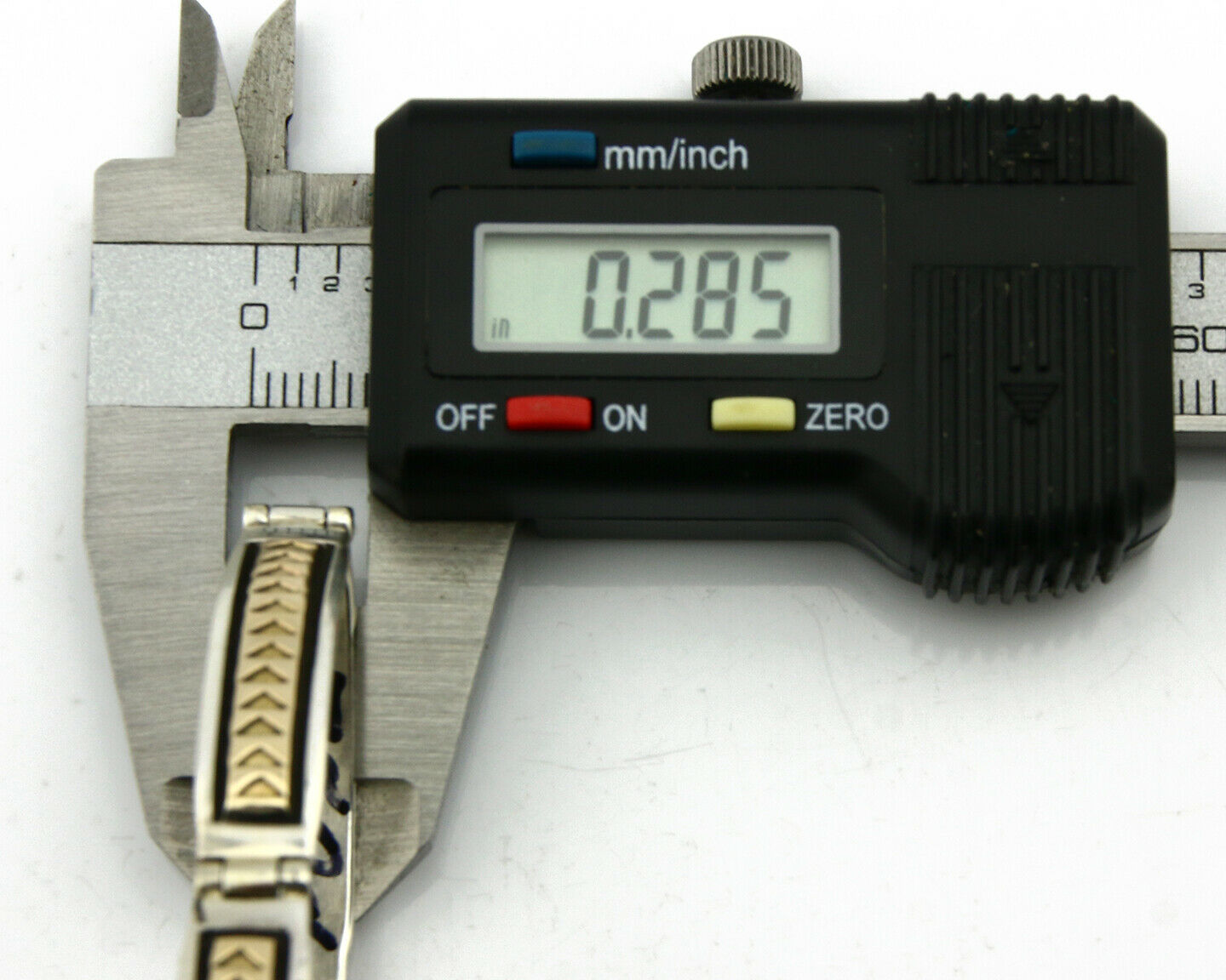 Navajo Bracelet Handmade .925 Silver & 14k SOLID Yellow Gold Signed JK C.85-92