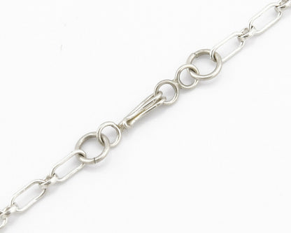 Women's Navajo Necklace .925 Silver Black Onyx Inlay C.80's