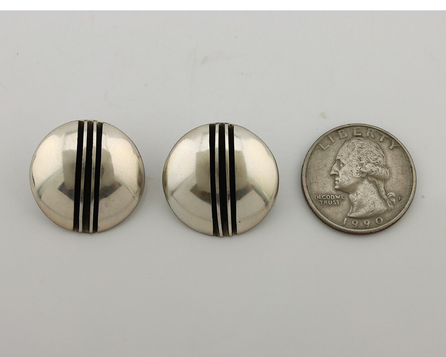 Navajo Earrings 925 Silver Handmade Native American Artist Signed Yazzie C.80's