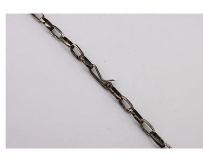 Navajo Necklace 925 Silver Sleeping Beauty Turquoise Native American C.80's