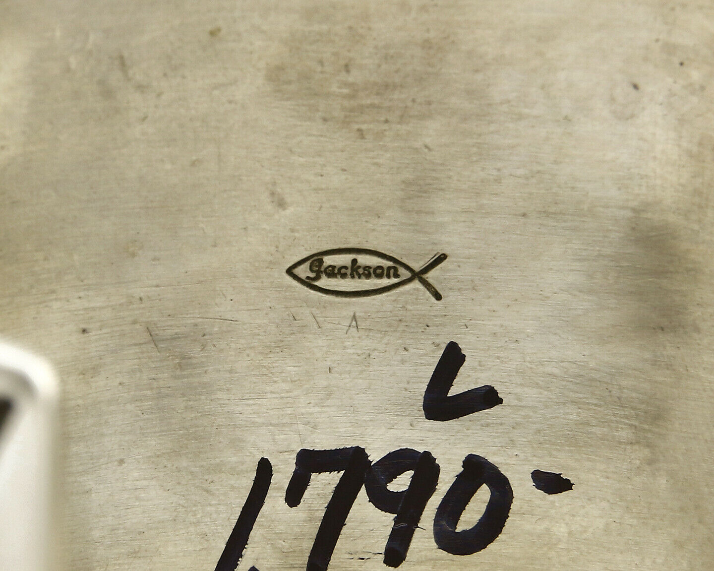 Navajo Cuff Bracelet .925 Silver Spiderweb Turquoise Signed Tommy Jackson C.80's