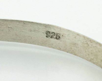 Navajo Bracelet SOLID .925 Silver Native American Artist C.80's
