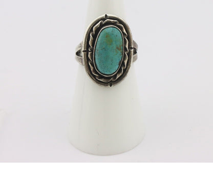 Navajo Handmade Ring 925 Silver Southwest Turquoise Native Artist C.80's