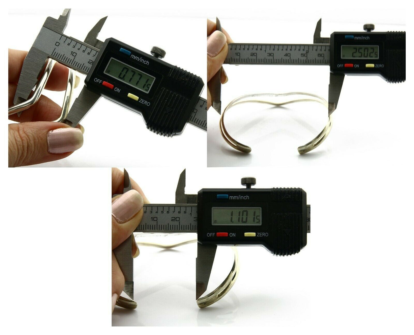 Navajo Handmade Bracelet .925 Silver Native Artist Rain Cloud C.80's