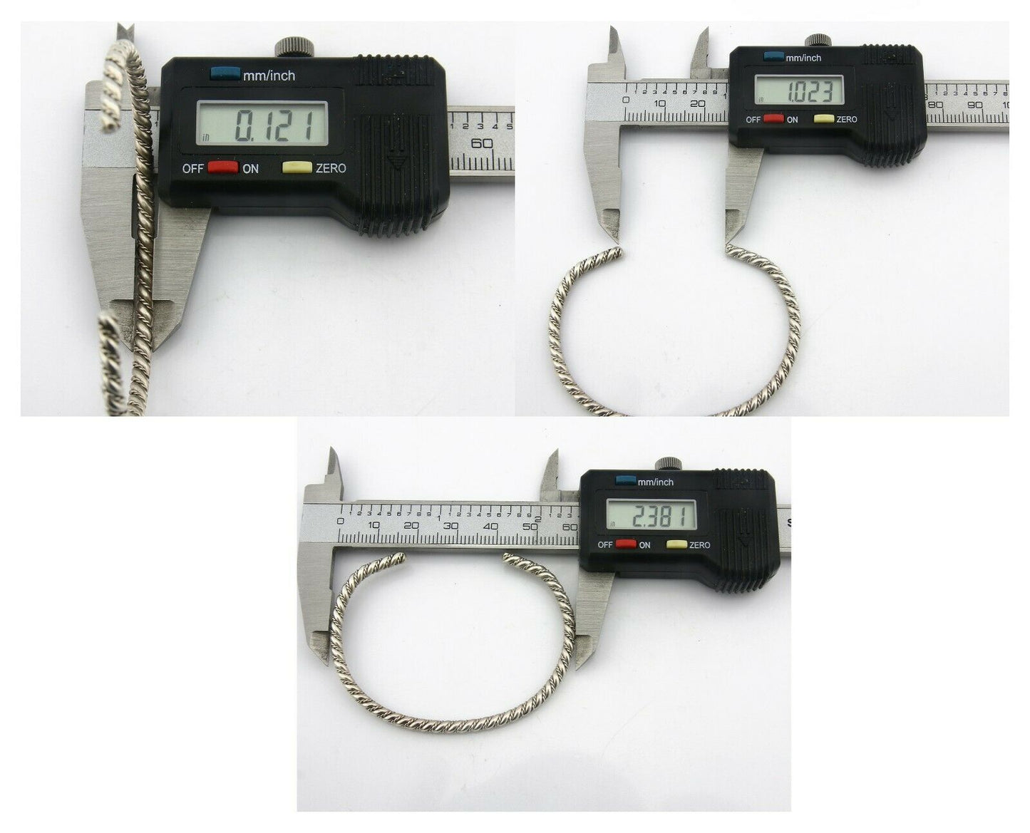 Navajo Bracelet .925 SOLID Silver Handmade Artist Tahe Circa Late 1980's