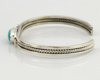 Women's Navajo .925 Silver Blue Turquoise Artist Inca MFG Circa 1990's