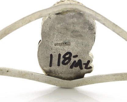 Women's Navajo Bracelet 925 Silver Arizona Turquoise Native Artist C.80's