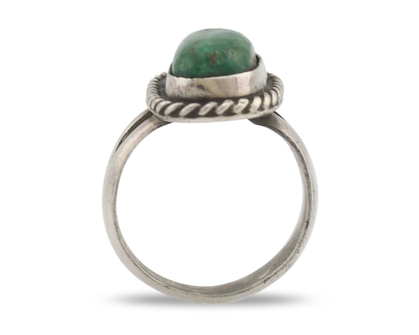 Navajo Handmade Ring 925 Silver Southwest Turquoise Native Artist C.80's