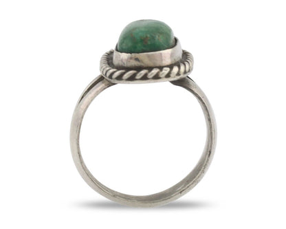 Navajo Handmade Ring 925 Silver Southwest Turquoise Native Artist C.80's