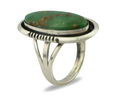Navajo Ring .925 Silver Royston Turquoise Artist Native American C.80's